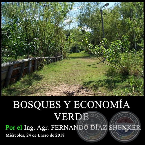 BOSQUES Y ECONOMÍA VERDE - Ing. Agr. FERNANDO DÍAZ SHENKER - Miércoles, 24 de Enero de 2018